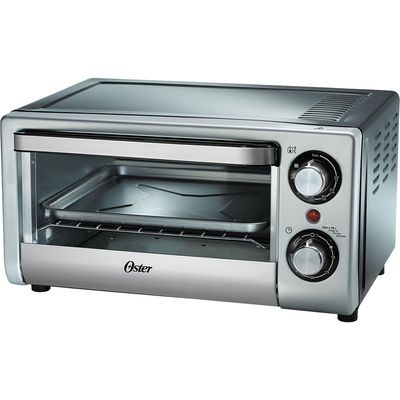 Forno Elétrico 10L Oster Compact TV10LTB com Timer Prata 127V