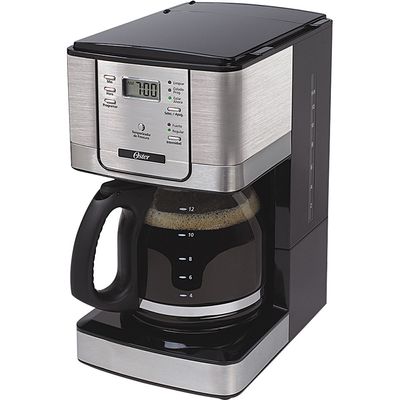 Cafeteira Elétrica Oster 36 Xícaras Flavor 4401 com Timer e Visor Digital Programável Prata 127V