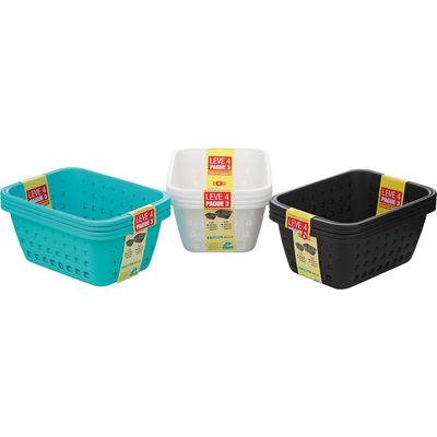 Cesto 3L Médio OR52241N Ordene Branco Leve 4 Pague 3