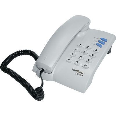 Telefone Pleno Intelbras Cinza