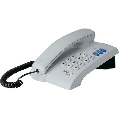 Telefone Pleno Intelbras Cinza