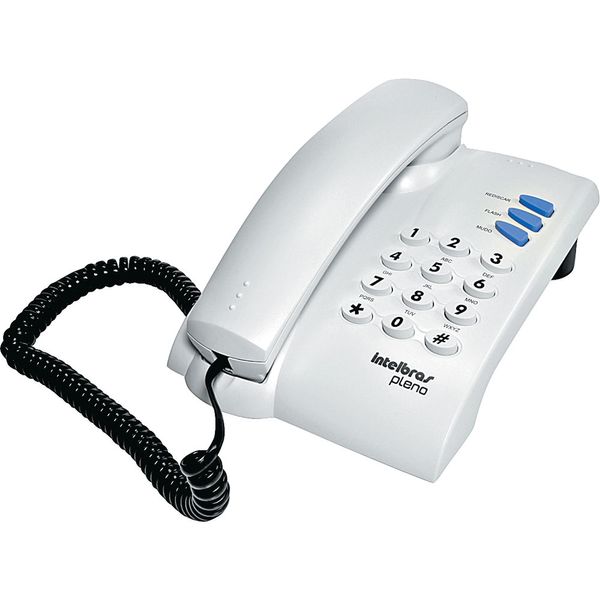 Telefone com Bloqueador Pleno Intelbras Cinza