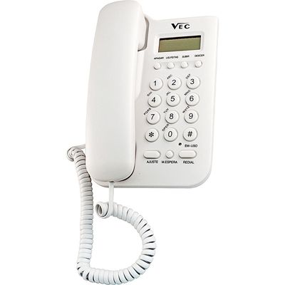 Telefone com Identificador Teleji 46 Branco
