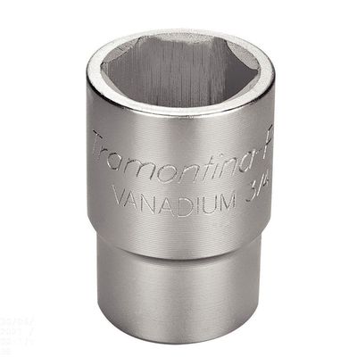 Soquete Sextavado Em Aço Cromo Vanádio 26 Mm - Encaixe 3/4" Tramontina