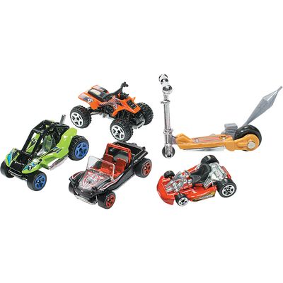 Conjunto 5 Carros Hot Wheels 1806 Mattel Sortido