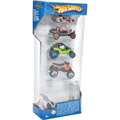 Conjunto 5 Carros Hot Wheels 1806 Mattel Sortido