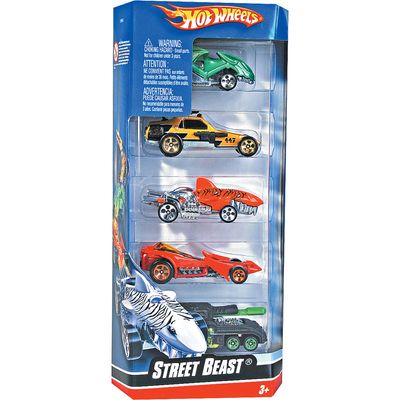 Conjunto 5 Carros Hot Wheels 1806 Mattel Sortido