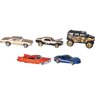 Conjunto 5 Carros Hot Wheels 1806 Mattel Sortido