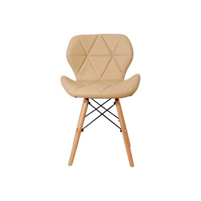 Kit Mesa Jantar Eiffel 120cm Preta 03 Cadeiras Slim Nude