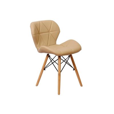 Kit Mesa Jantar Eiffel 120cm Preta 03 Cadeiras Slim Nude