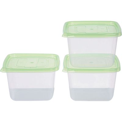 Conjunto 2 Potes Quadrado 1,15l PO-02 São Bernardo Sortido