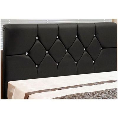 Cabeceira Para Cama Box Casal Queen 160cm Corino Preto