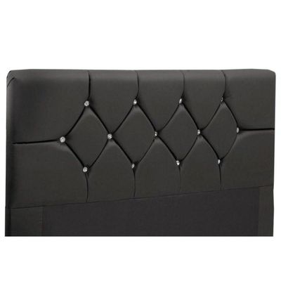 Cabeceira Para Cama Box Casal Queen 160cm Corino Preto