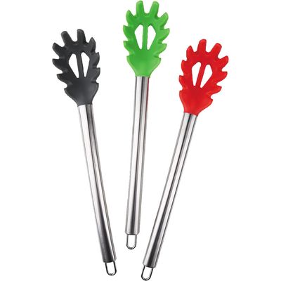 Colher para Espaguete Silicone com Cabo Inox CChef Sortida