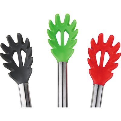 Colher para Espaguete Silicone com Cabo Inox CChef Sortida
