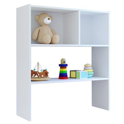 Estante Infantil Organizadora Com Nichos Branco Mpozenato