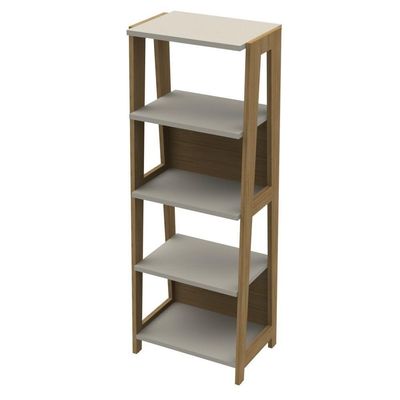 Estante Escada Com Prateleiras Hanover/Off White Artesano