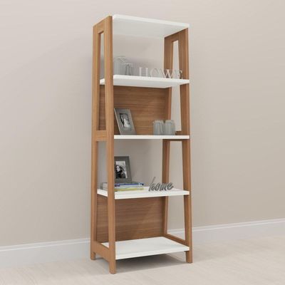 Estante Escada Com Prateleiras Hanover/Off White Artesano
