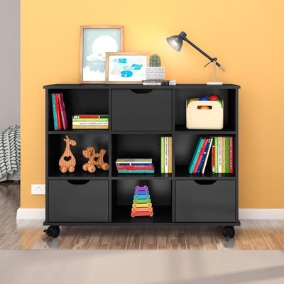 Nicho Organizador Toys 3 Gavetas Preto Mpozenato