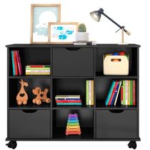 Nicho Organizador Toys 3 Gavetas Preto Mpozenato
