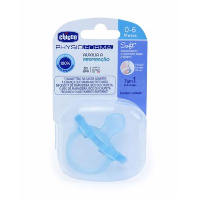 Chupeta Physio Forma Soft 6M Chicco Azul