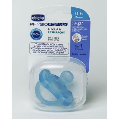 Chupeta Physio Forma Soft 6M Chicco Azul