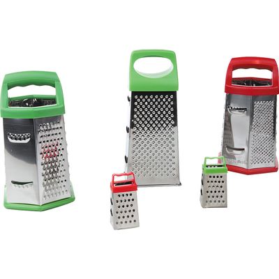 Ralador 6 Faces Inox Cazza Sortido