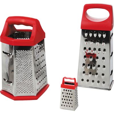 Ralador 6 Faces Inox Cazza Sortido