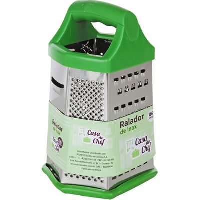 Ralador 6 Faces Inox Cazza Sortido