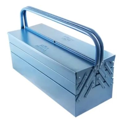 Caixa de ferramentas Fercar N. 07 metal 20X50X21 azul Sanfonada