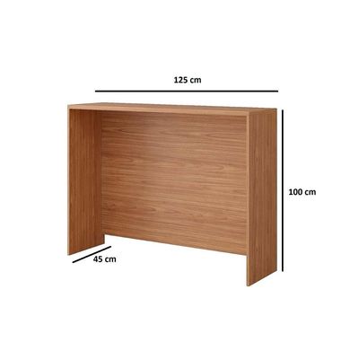 Bancada Ilha Cozinha Gourmet 125 cm Freijo - MGM