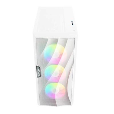 Gabinete Gamer ANTEC DF700 FLUX White Lateral Vidro Temperado Micro ATX/MINI ITX/ATX 3 FANS ARB
