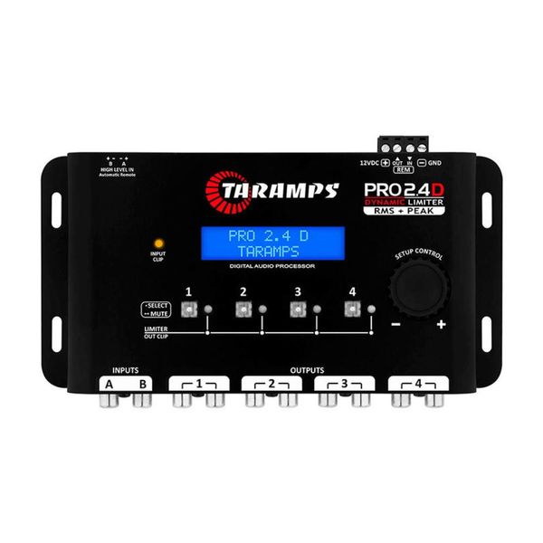 Processador de Audio Digital Taramps PRO 2.4D Dynamic Peak