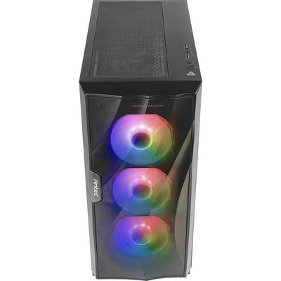 Gabinete Gamer ANTEC DF700 FLUX Lateral de Vidro Temperado Micro ATX/MINI ITX/ATX 3 FANS ARGB