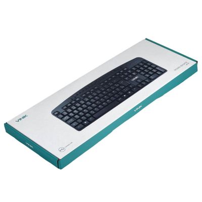 Teclado USB Multimidia Dynamic 107 +20 Teclas Multi. ABNT2 Resis. À água 1.8M Preto - DT141