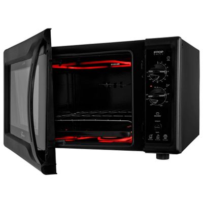 Forno 44 L Fischer Eletrico POP GRILL Bancada - 34313-94808  Preto  110 VOLTS