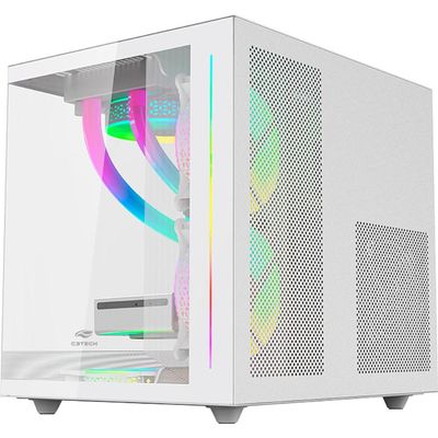 Gabinete Gamer Aquarius C3TECH MT-G810 sem FANS Branco