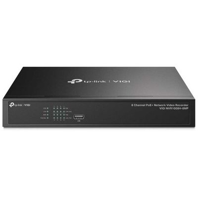 Gravador de Vídeo TP-LINK Rede Poe 8 Canais Vigi NVR1008H-8M