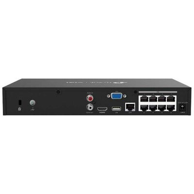 Gravador de Vídeo TP-LINK Rede Poe 8 Canais Vigi NVR1008H-8M