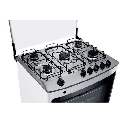 Fogão De Piso 5 Bocas Cfs5 Acendimento Automático Consul Branco Bivolt Bivolt