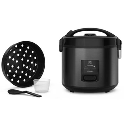 Panela ARROZ Electrolux 10XIC com Visor ERC30 - 4330AOBR503  Preto  220 VOLTS