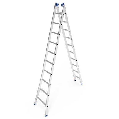 Escada de Alumínio Extensível 2x10 Mor Prata