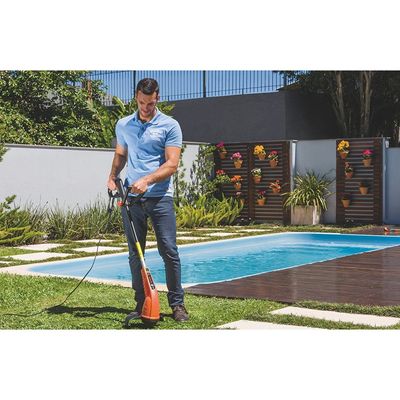 Aparador de Grama Elétrico 1000W Tramontina - AP1000T Laranja / 110V