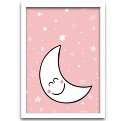 Conjunto Quadros Decorativos 4 peças Menina Estrelinha