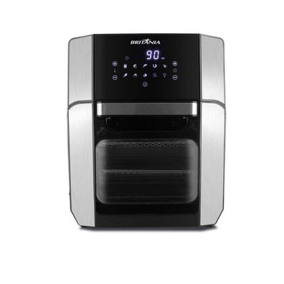 Fritadeira Air Fry Bfr2100p 12L 2 Em 1 Britânia Preto Inox 220V 220V