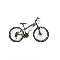 Bicicleta Viking Aro 26 Câmbio Importado 21v Vmaxx Preto Amarelo