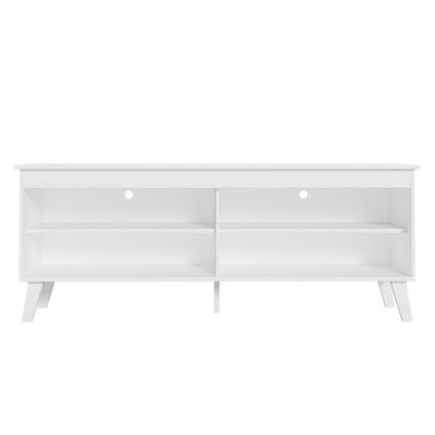Rack Para Tv Até 65 Polegadas Com Pés Branco Turim Madesa Branco