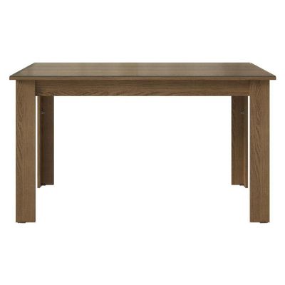 Mesa De Jantar Retangular Com Tampo De Vidro Rustic 5231 Madesa Rustic