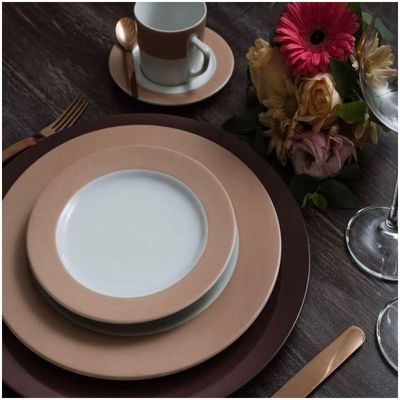 Aparelho De Jantar 30 Peças Cappuccino Schmidt
