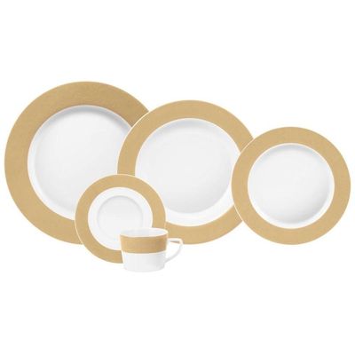 Aparelho De Jantar 30 Peças Cappuccino Schmidt